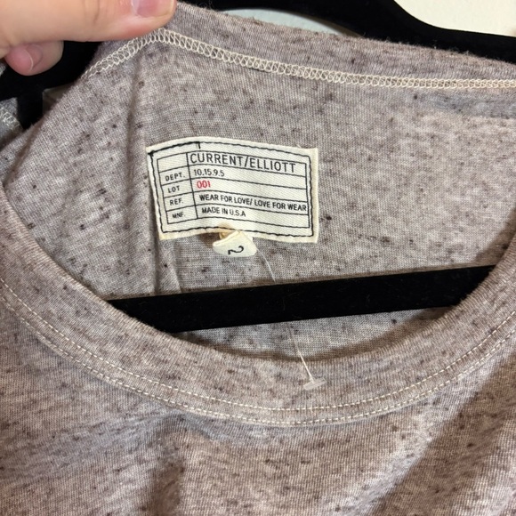 CURRENT/ELLIOTT The Perfect Muscle Tee Maxi Dress Heather Grey Size 2 aka Medium - Picture 4 of 5